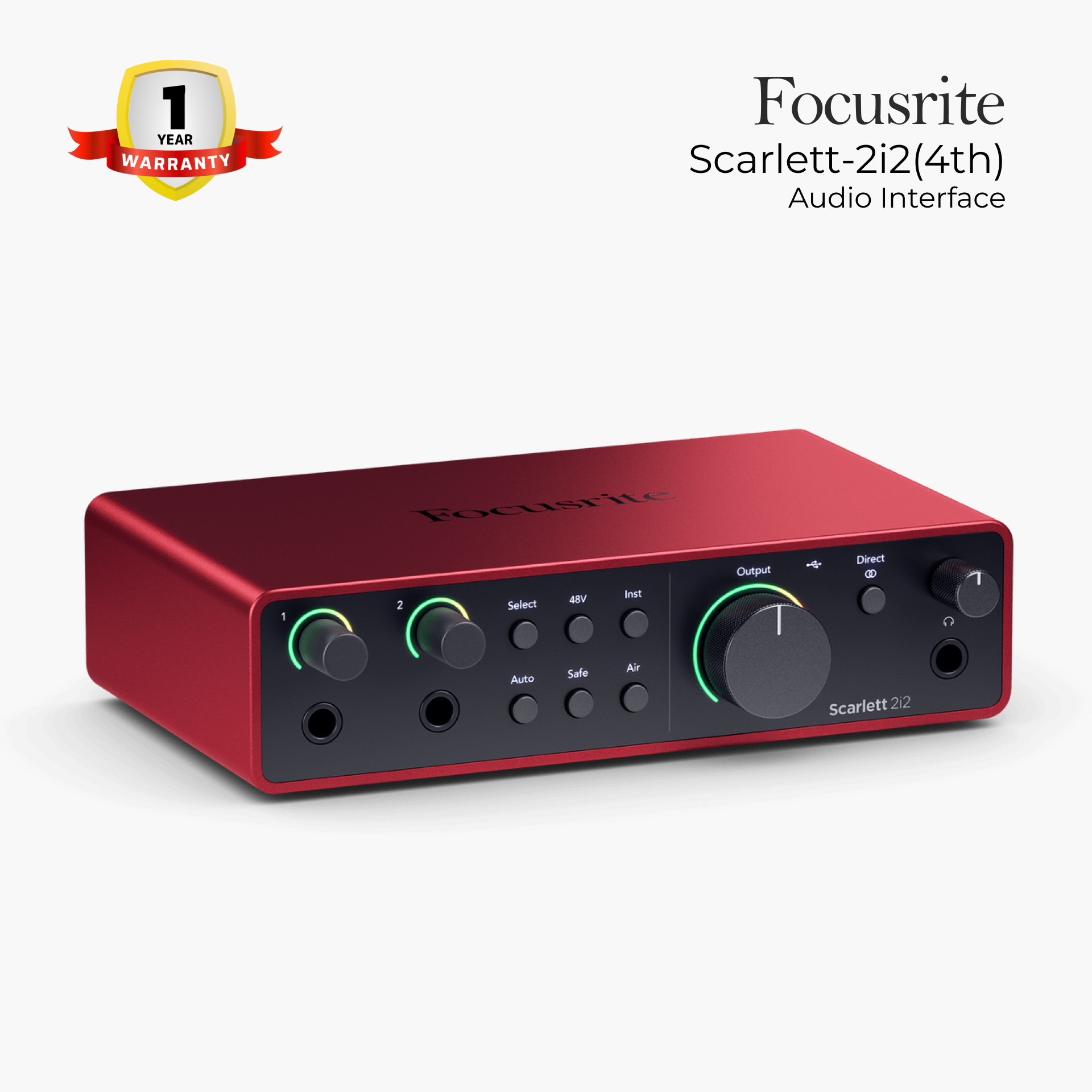 Scarlett 2i2 Audio Interface (4th Gen)