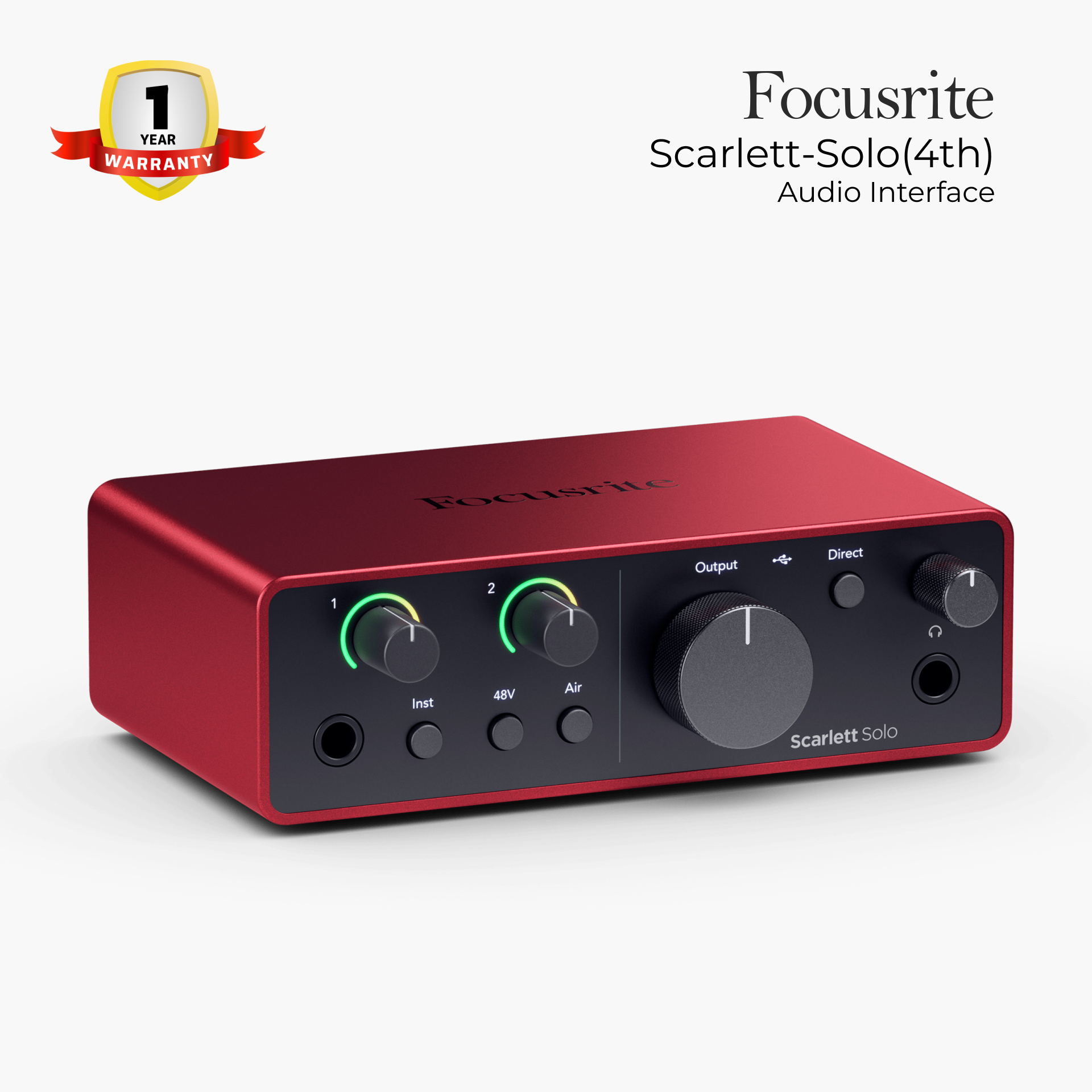 Scarlett Solo Audio Interface (4th Gen)