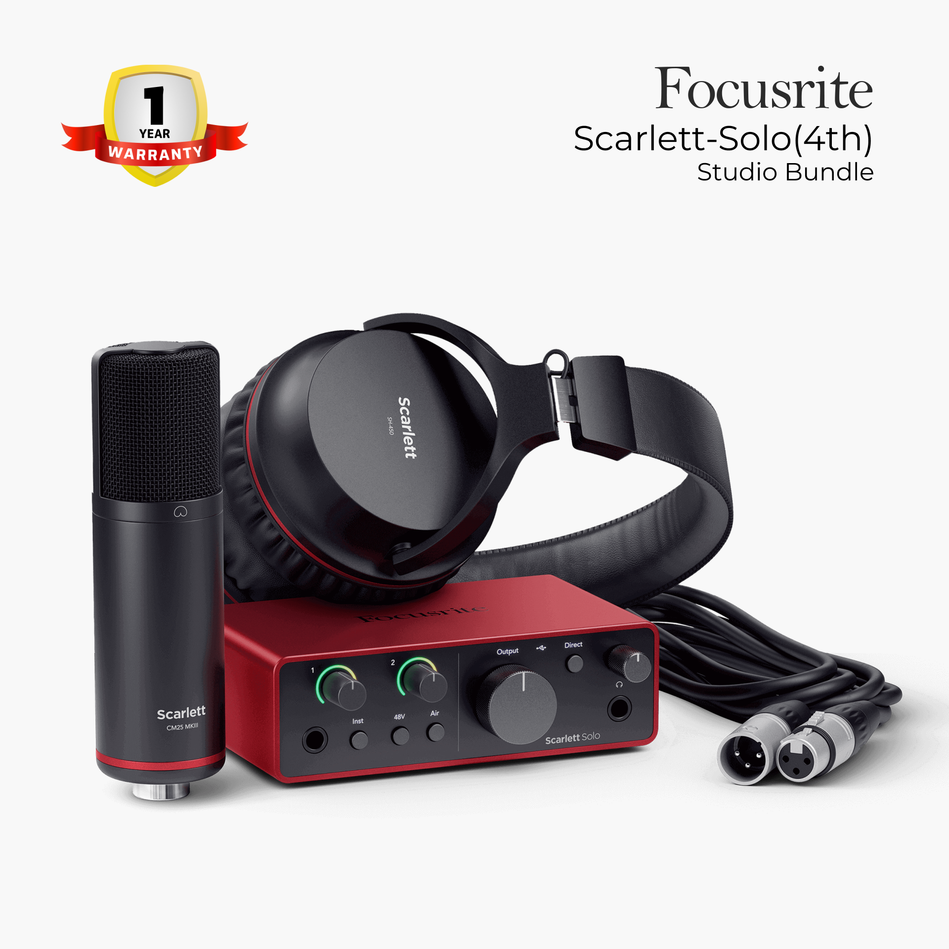 Scarlett Solo 4th Gen Studio Bundle
