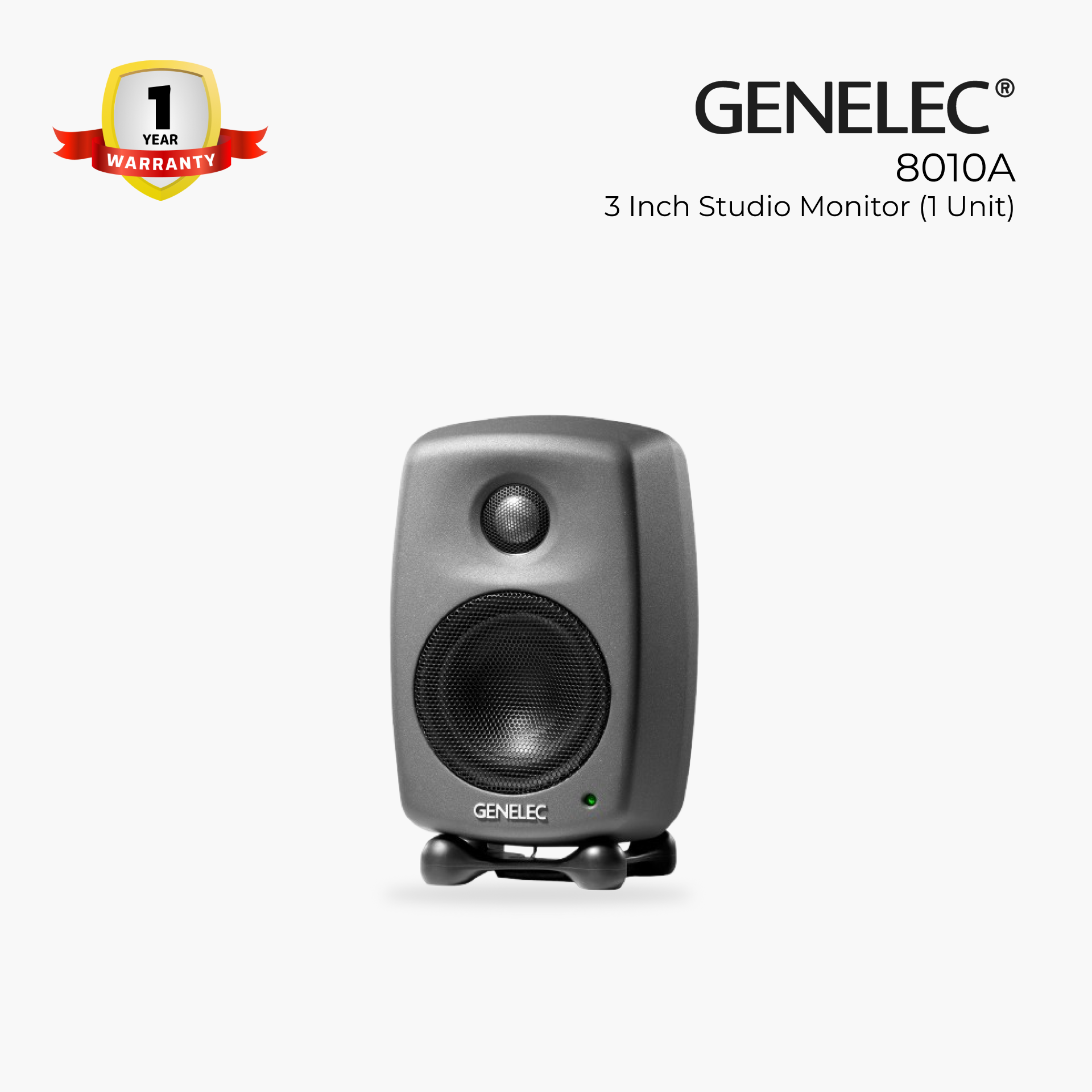 Genelec 8010A 3Inch Studio Monitor (1 Unit)