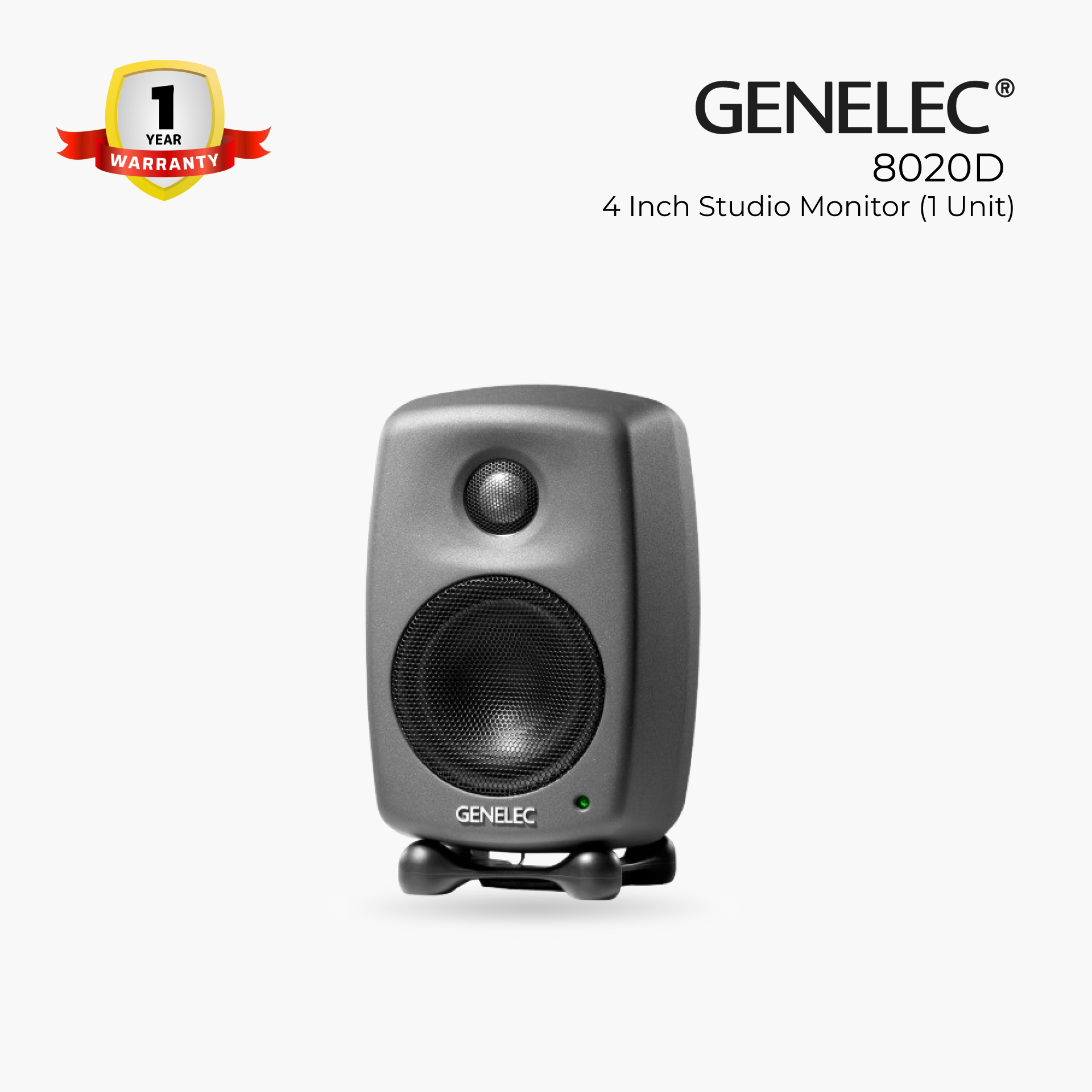 Genelec 8020D 4Inch Studio Monitor (1 Unit)